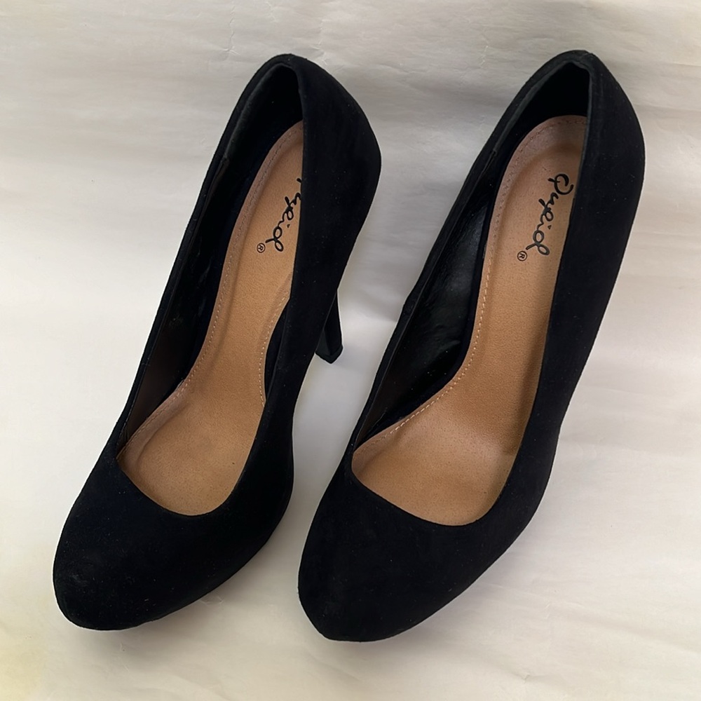 Qupid Suede Heels - image 2